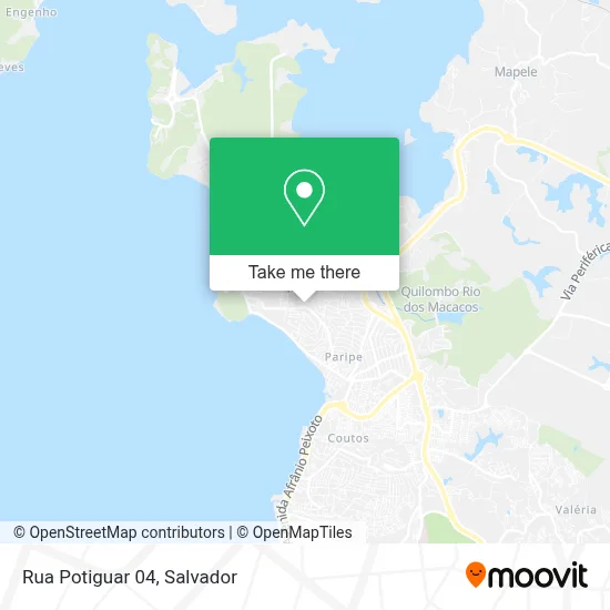 Rua Potiguar 04 map
