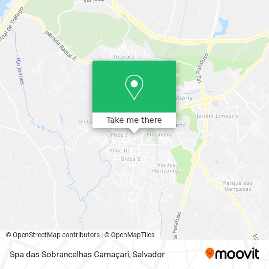 Spa das Sobrancelhas Camaçari map