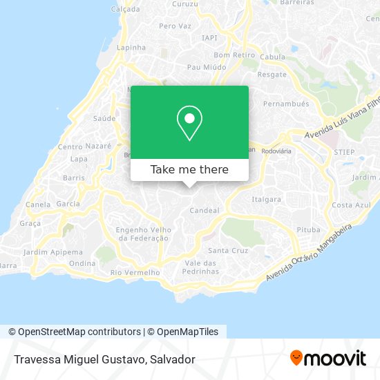 Travessa Miguel Gustavo map