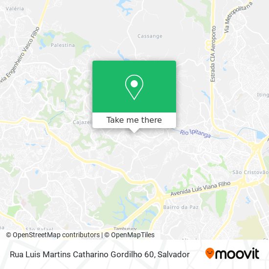 Rua Luis Martins Catharino Gordilho 60 map