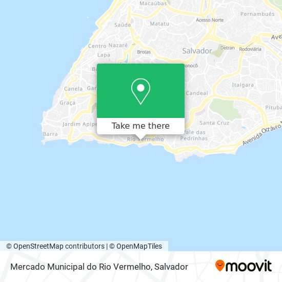 Mercado Municipal do Rio Vermelho map