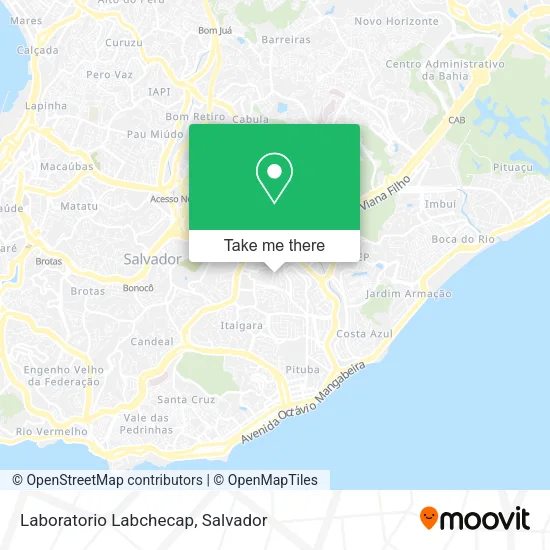 Laboratorio Labchecap map