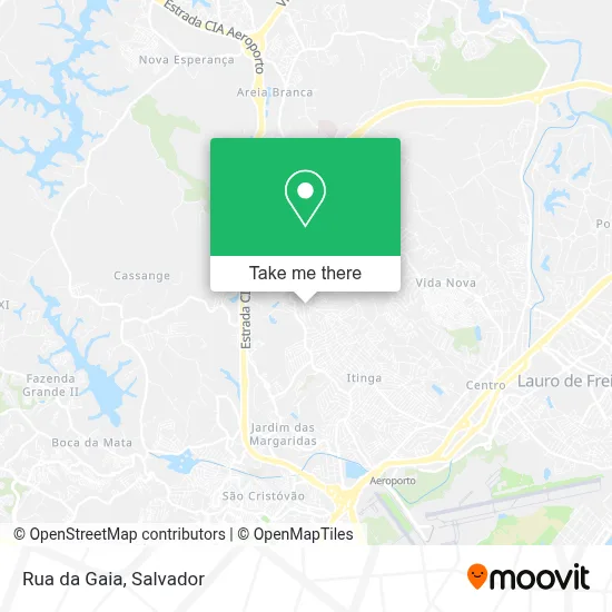 Rua da Gaia map