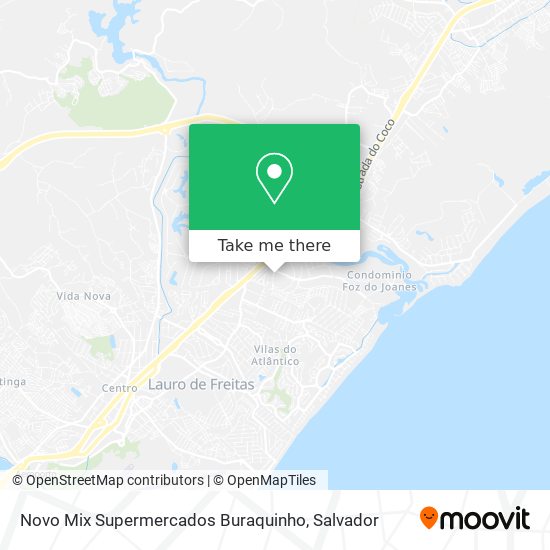 Mapa Novo Mix  Supermercados Buraquinho