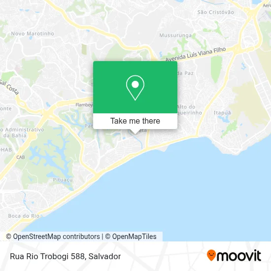 Rua Rio Trobogi 588 map