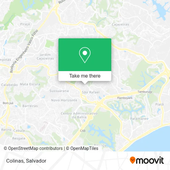 Colinas map