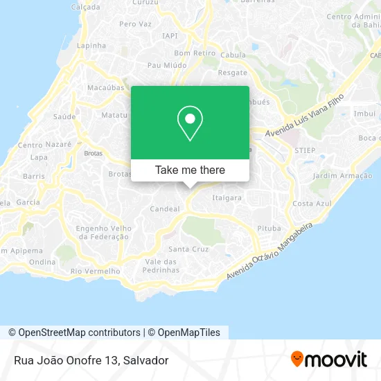 Rua João Onofre 13 map