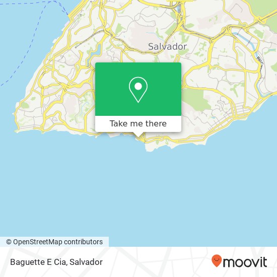 Mapa Baguette E Cia, Rua Borges dos Reis, 16 Rio Vermelho Salvador-BA 41950-600 Brasil