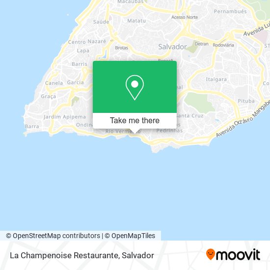 La Champenoise Restaurante map