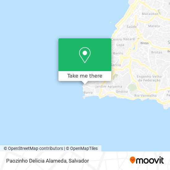Paozinho Delicia Alameda map