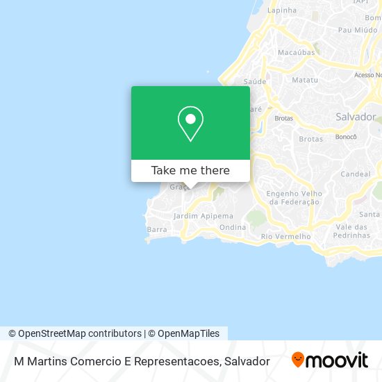 M Martins Comercio E Representacoes map