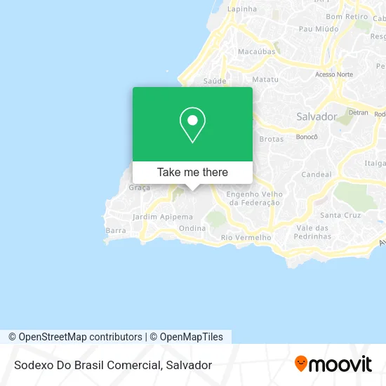 Sodexo Do Brasil Comercial map