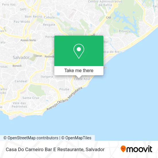 Casa Do Carneiro Bar E Restaurante map