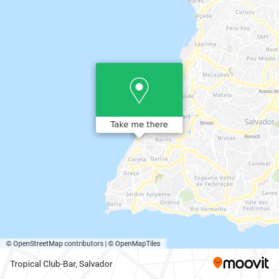 Mapa Tropical Club-Bar