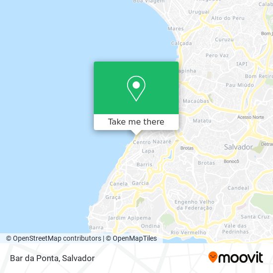 Mapa Bar da Ponta