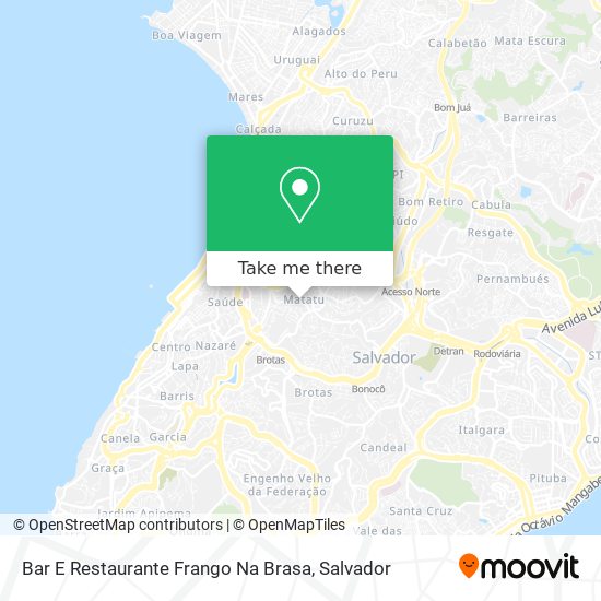 Mapa Bar E Restaurante Frango Na Brasa