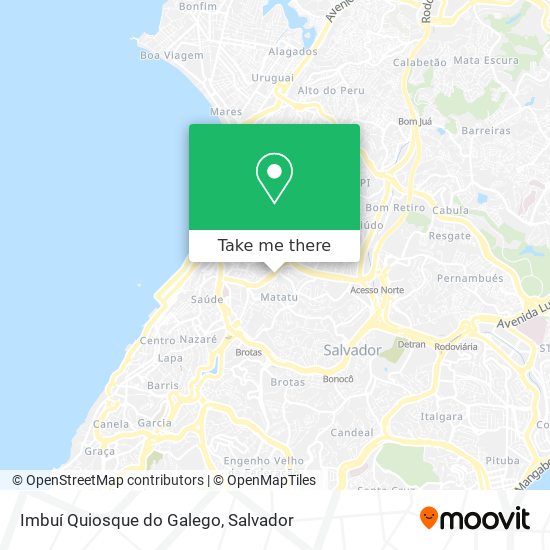 Imbuí Quiosque do Galego map