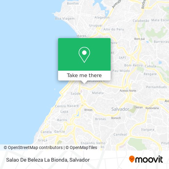 Salao De Beleza La Bionda map