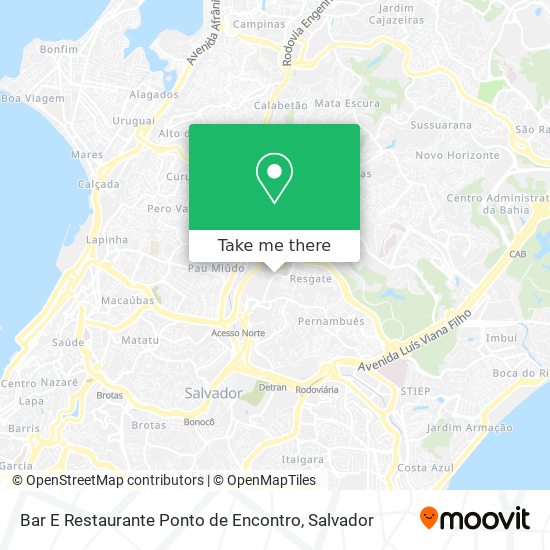 Bar E Restaurante Ponto de Encontro map