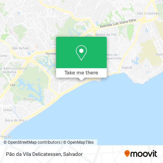 Pão da Vila Delicatessen map