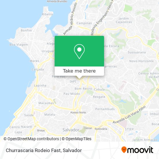 Churrascaria Rodeio Fast map