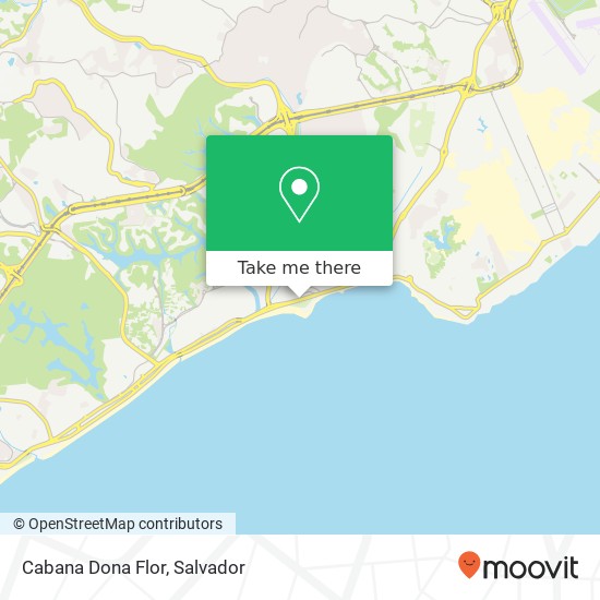 Cabana Dona Flor, Avenida Octávio Mangabeira Piatã Salvador-BA 41650-045 map