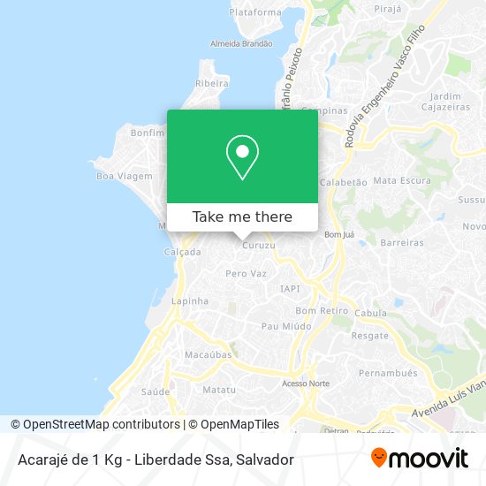 Acarajé de 1 Kg - Liberdade Ssa map