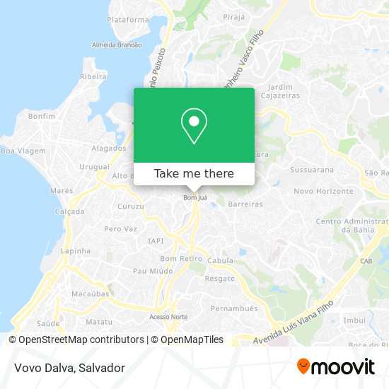 Vovo Dalva map