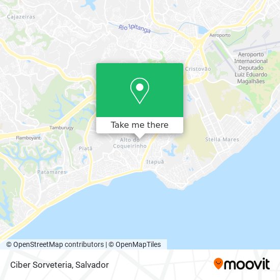 Ciber Sorveteria map