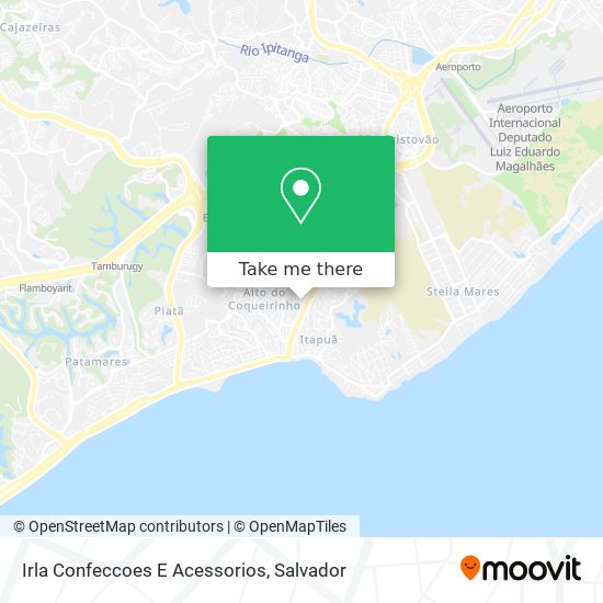 Irla Confeccoes E Acessorios map
