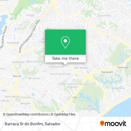 Mapa Barraca Sr do Bonfim