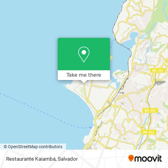 Mapa Restaurante Kaiambá