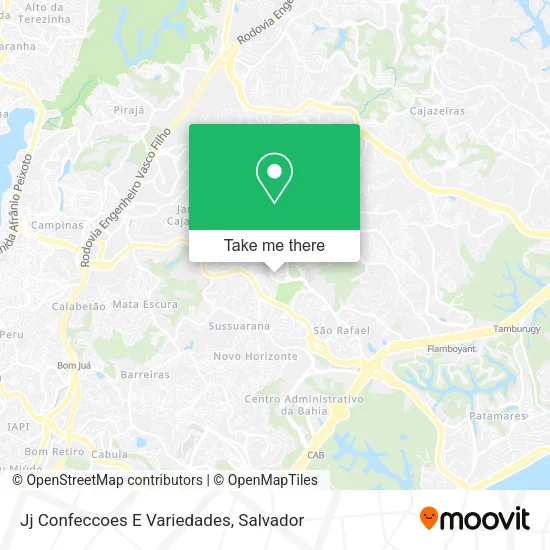 Jj Confeccoes E Variedades map