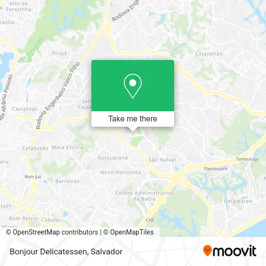 Bonjour Delicatessen map