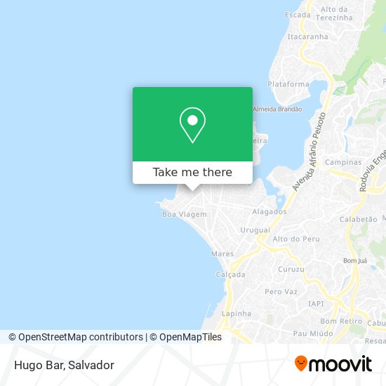 Hugo Bar map