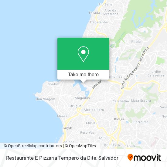 Restaurante E Pizzaria Tempero da Dite map