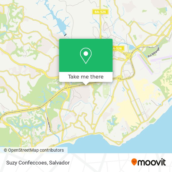 Suzy Confeccoes map