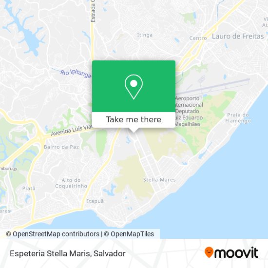 Espeteria Stella Maris map