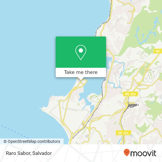 Mapa Raro Sabor, Rua Lélis Piedade Ribeira Salvador-BA 40420-190