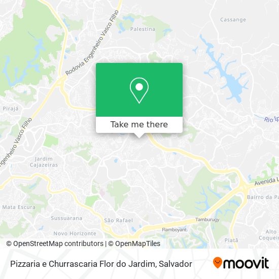 Pizzaria e Churrascaria Flor do Jardim map