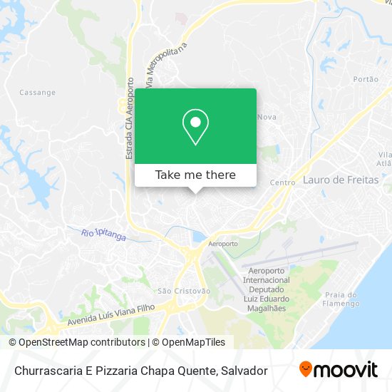 Mapa Churrascaria E Pizzaria Chapa Quente