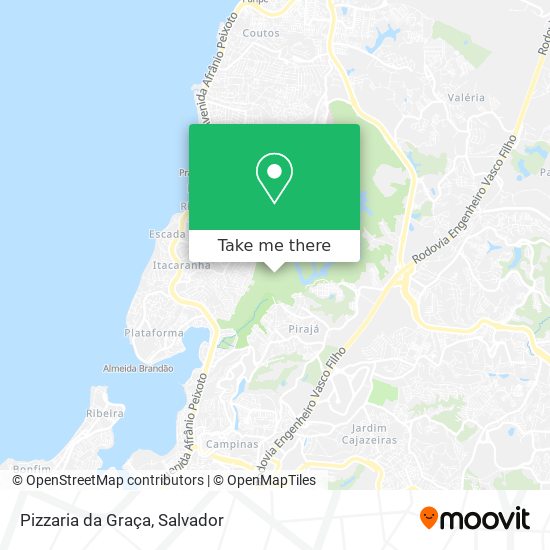 Pizzaria da Graça map