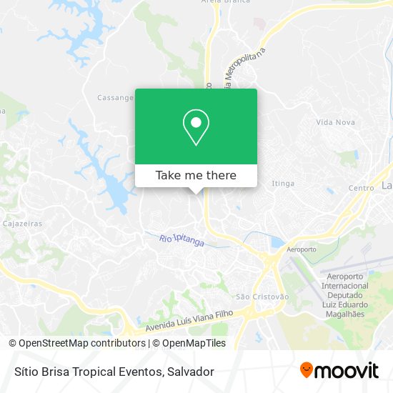 Sítio Brisa Tropical Eventos map