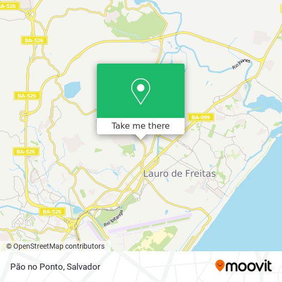 Mapa Pão no Ponto