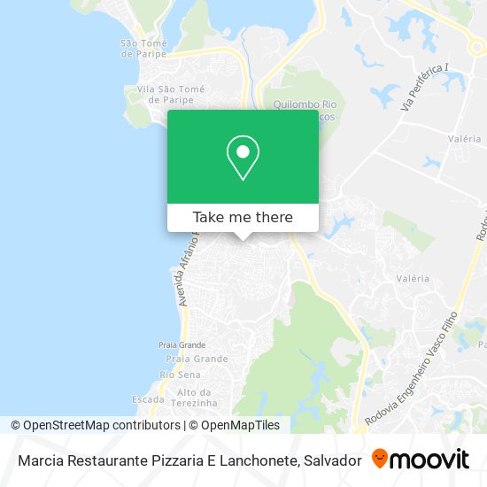 Marcia Restaurante Pizzaria E Lanchonete map