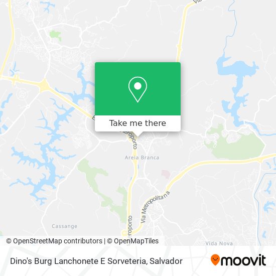 Dino's Burg Lanchonete E Sorveteria map