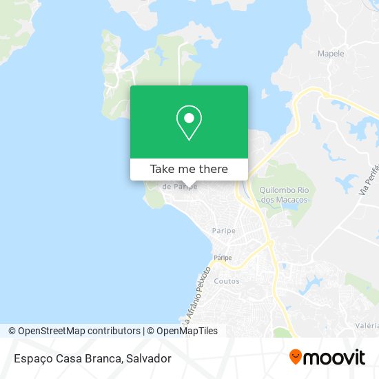 Espaço Casa Branca map