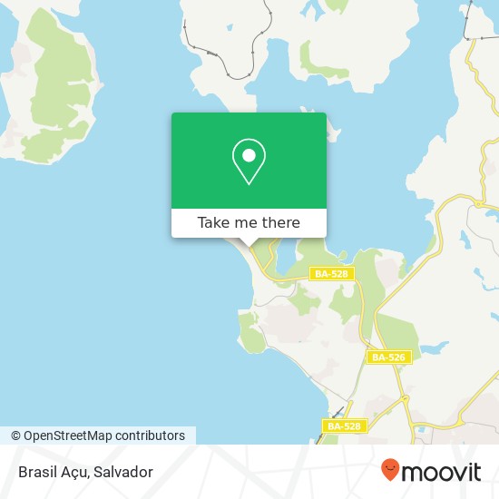 Mapa Brasil Açu, Rua da Misericórdia, 7 São Tomé Salvador-BA 40020-200