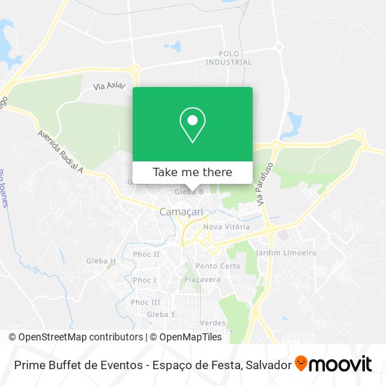 Prime Buffet de Eventos - Espaço de Festa map