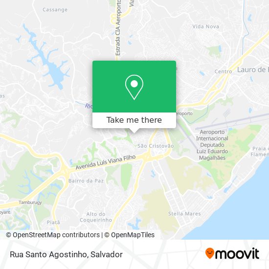 Rua Santo Agostinho map